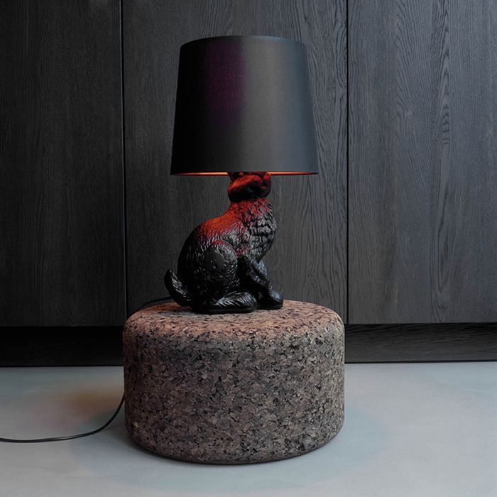 Moooi Table Lamp Rabbit Lamp Black Polyester Myareadesign Com