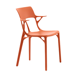 KARTELL set of 2 chairs with arms AI - THE FIRST CHAIR CREATED BY A.I.