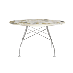 KARTELL round table GLOSSY MARBLE Ø 128 cm