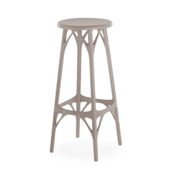 KARTELL set of 2 stools A.I. STOOL LIGHT H 75 cm