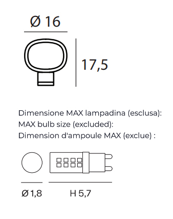 Lampada dimmerabile Nabila 552.33 Tooy